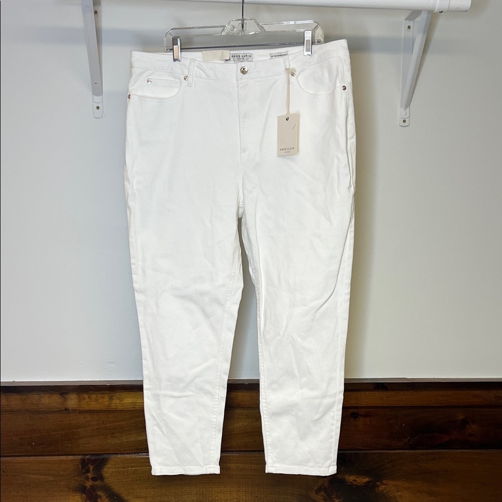 NWT Anne‎ Klein High Rise Skinny Slimming Smoothing Jeans- 16